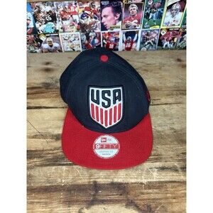 Team USA US Soccer Olympics 9Fifty New Era Hat Snapback Cap Red Blue